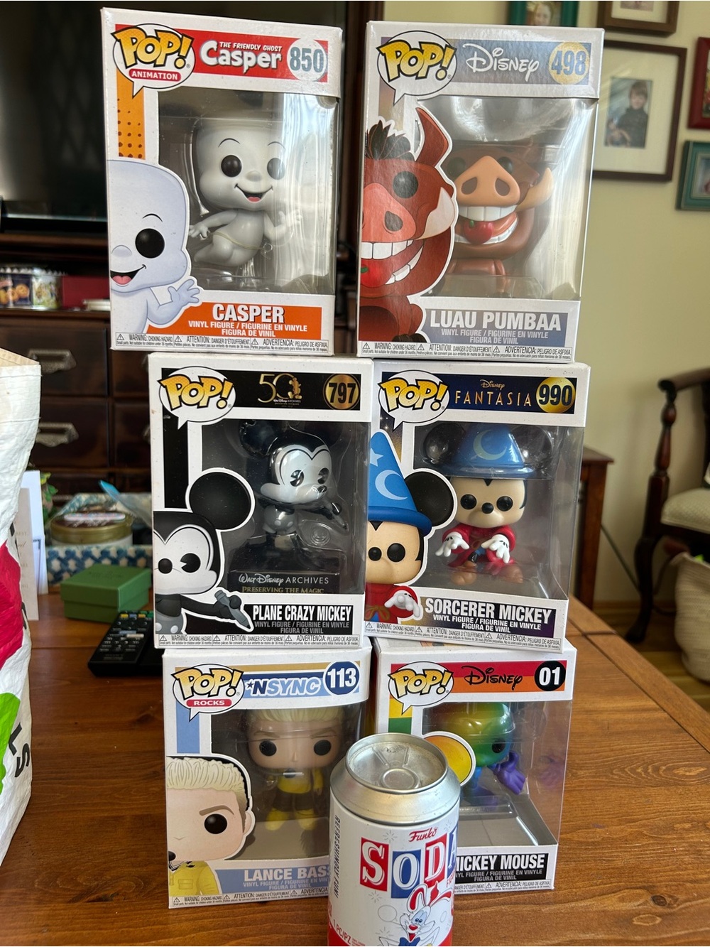 Funko Pop! Multicolor Disney & Music Character Boxed Set